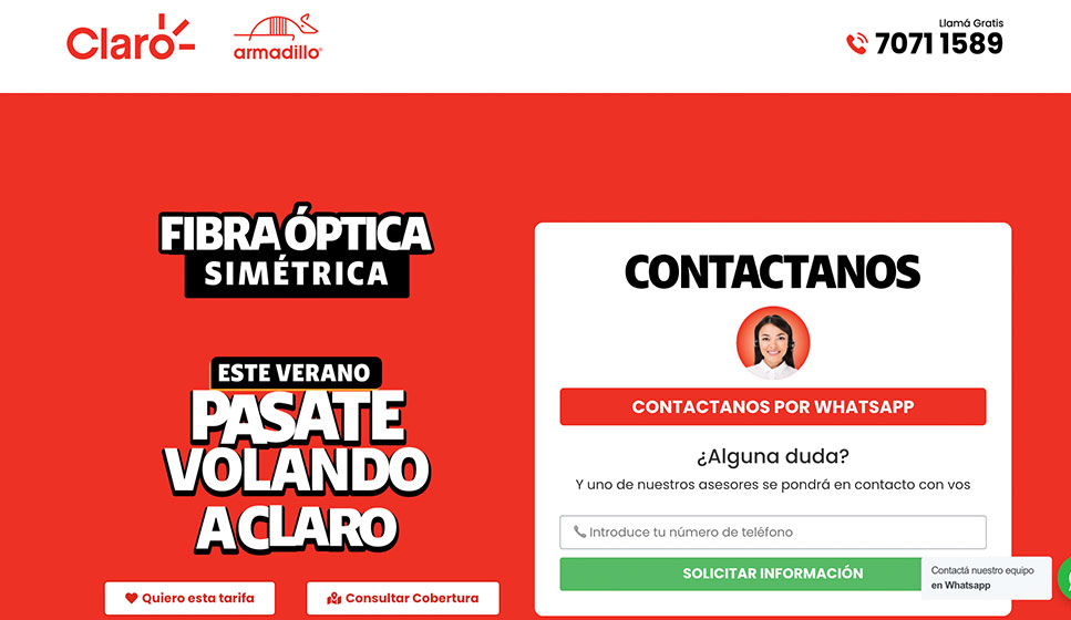 Armadillo Fibra Optica