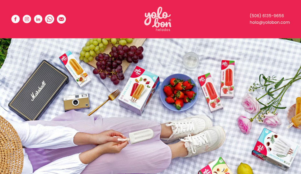Diseño Web Yolobon Helados